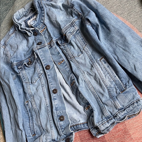 Goodfellow & Co Perfect Light Blue Fall Denim Jean Jacket - Picture 9 of 11